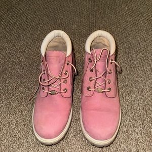 pink timberland boots